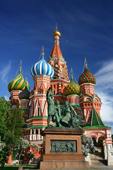 Russia Red-Square Saint-Basil'S-Cathedral Moscow