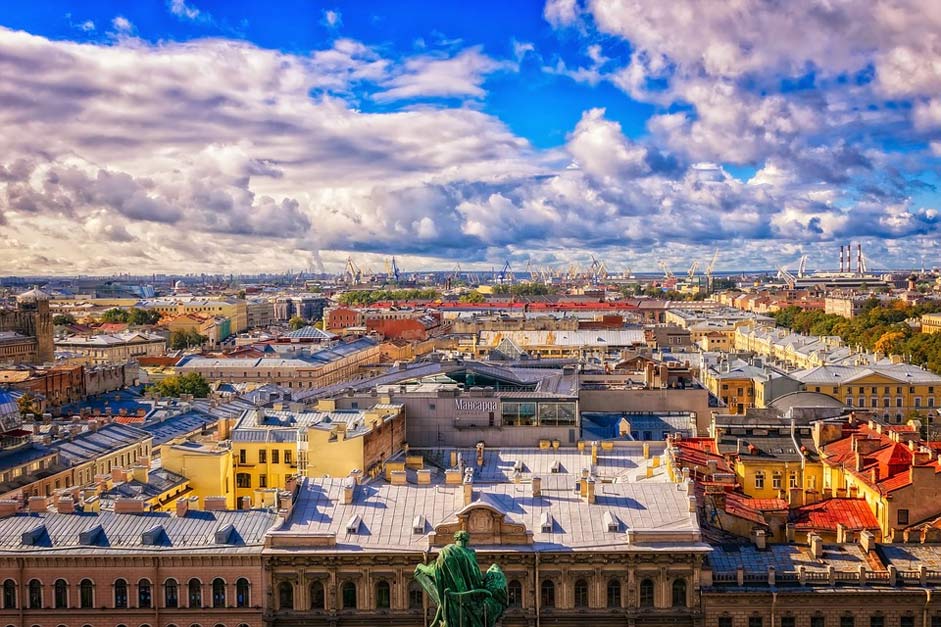 Panorama Leningrad St-Petersburg Russia
