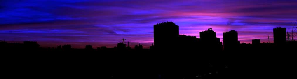 Panorama Summer Clouds Sunset Picture