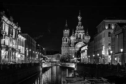 St-Petersburg-Russia  Evening-City Nonoj-Petersburg Picture