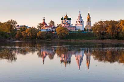 Kolomna Morning Temple Russia Picture