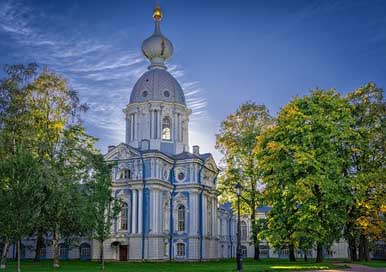 Monastery Architecture St-Petersburg Church Picture