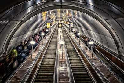 Metro Tunnel Tube St-Petersburg Picture