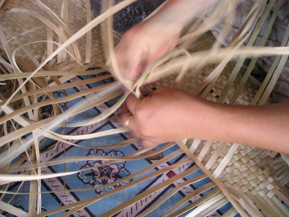 Exotic Samoa Hand-Labor Weave