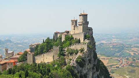 San-Marino Rock Fortress Castle Picture