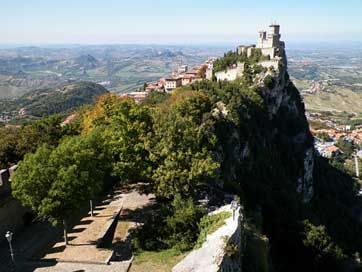 Country Landscape San-Marino Castle Picture