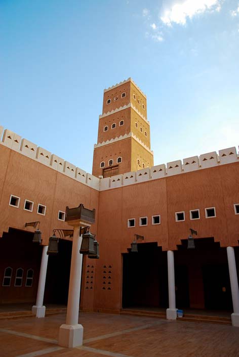 Traditional Saudi-Arabia Old Mud-House