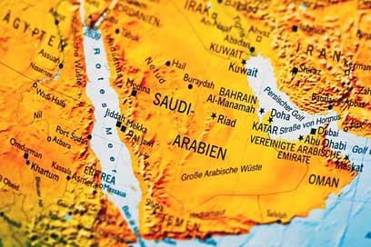 Map Borders Country Saudi-Arabia Picture