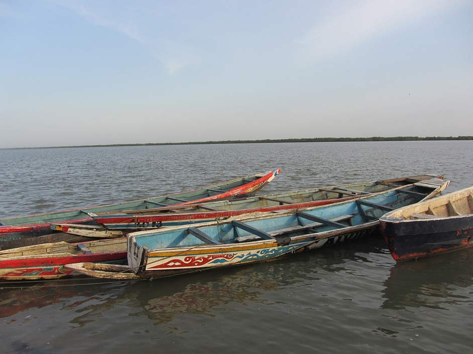 Africa Senegal Casamance Canoe
