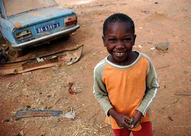Senegal Smiling Boy Child Picture