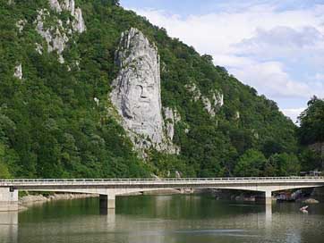 Relief Danube Rock King-Decebalus Picture