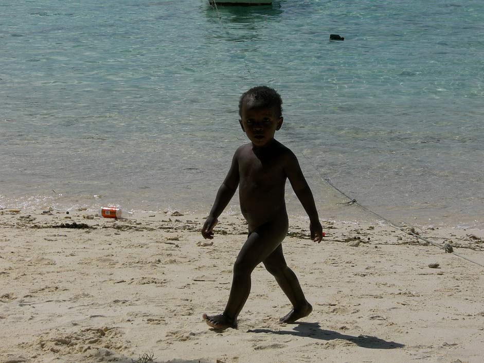 Beach Child Boy African