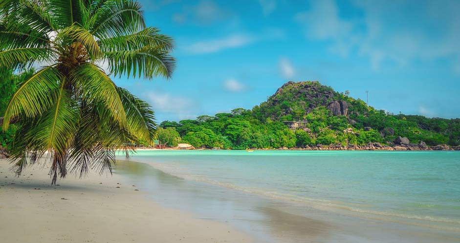 Beach An-Island Seychelles Praslin