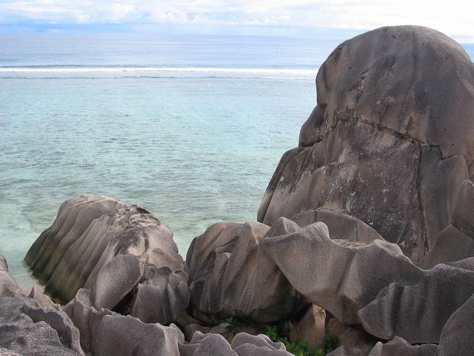 Washed-Out Erosion Cliff Rock