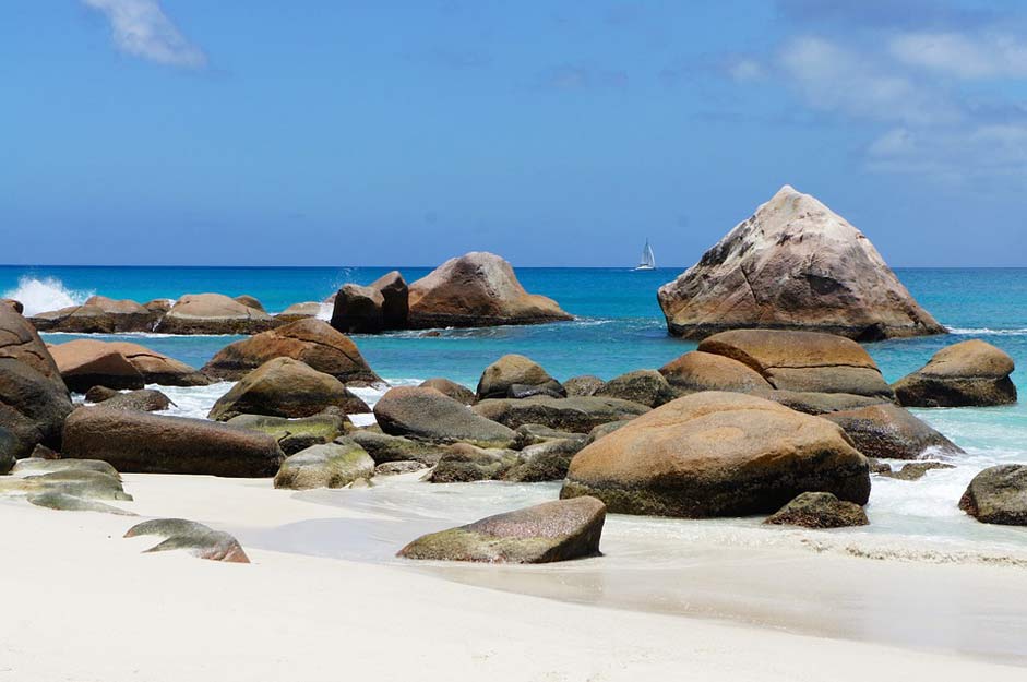 Water Seychelles Boat Sea