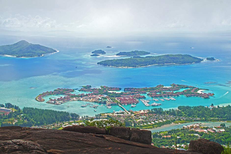 Ocean Landscape Islands Seychelles