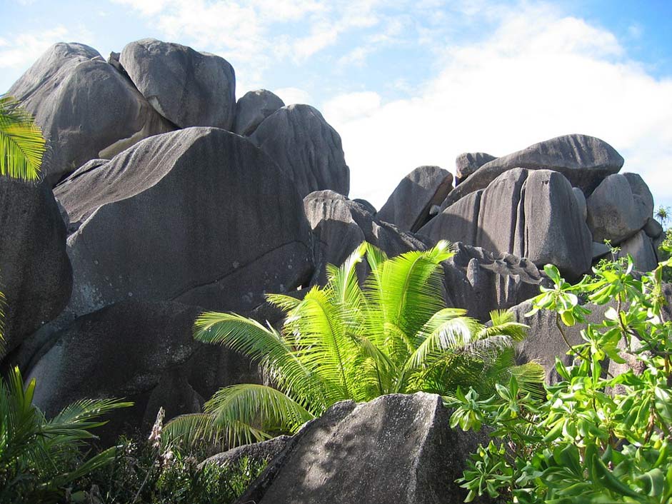 Tropics Tropical Rock-Formations Seychelles