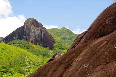 Rock Rocky-Landscape Seychelles Landscape Picture
