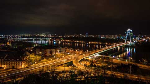 Bratislava Bridge Slovakia City Picture