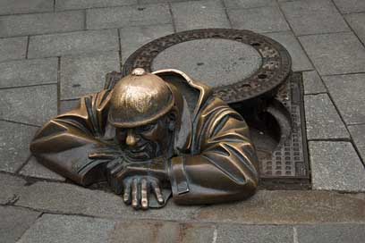 Bratislava Sculpture Bronze Channel Picture