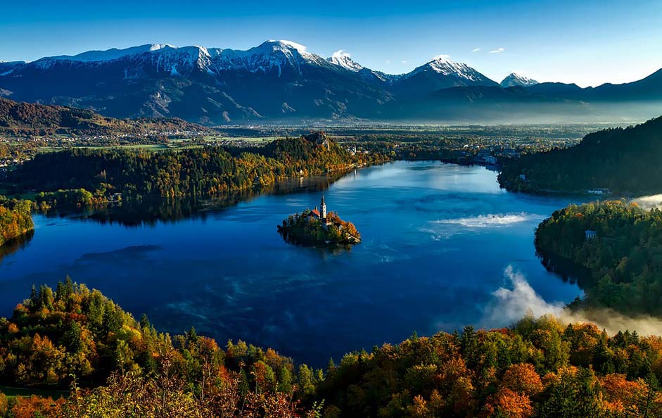 Picturesque Church Island Bled