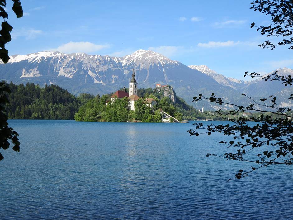 Island Lake Slovenia Bled