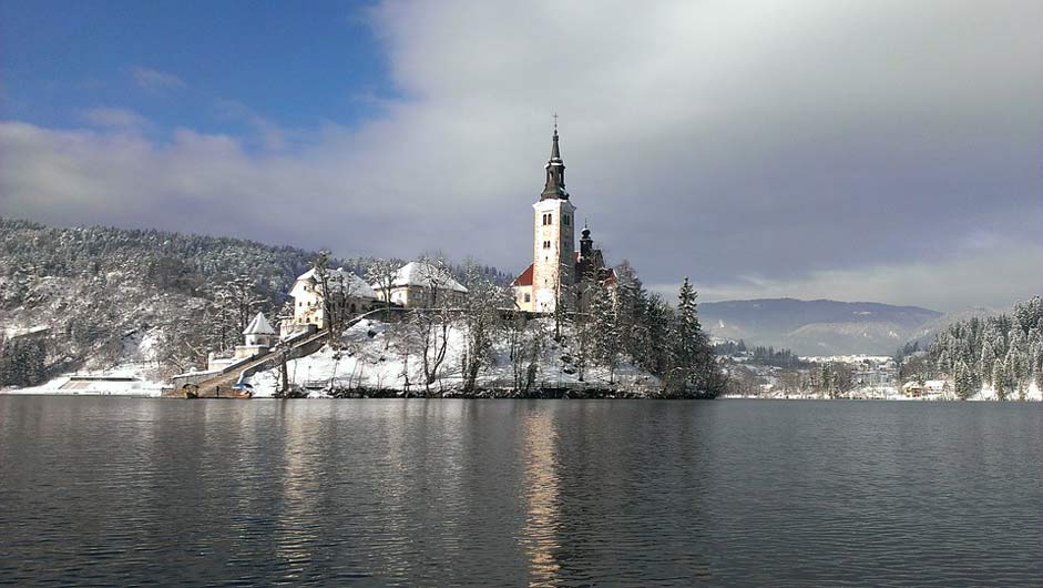 Castle Slovenia Lake Lake-Bled