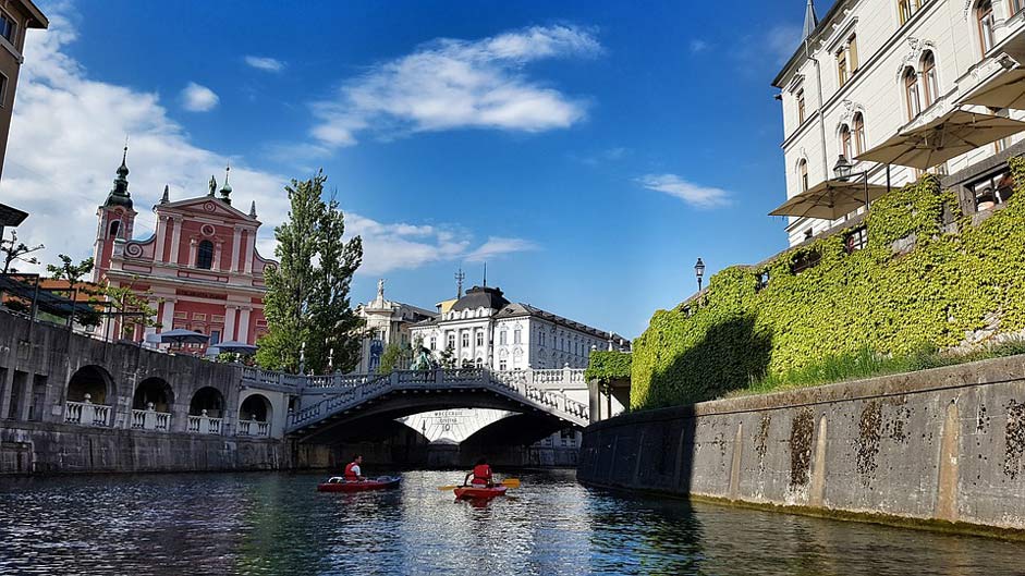 Bridge Slovenia River Ljubljana