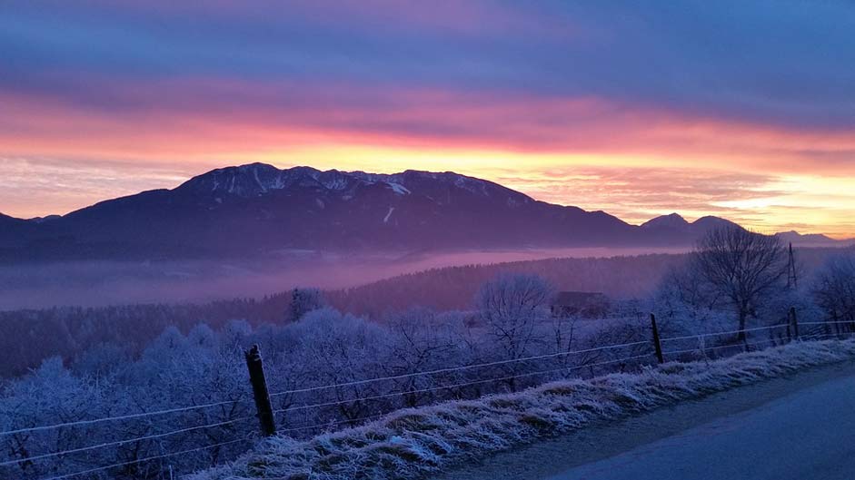 Mountain Winter Slovenia Peca-Mountains