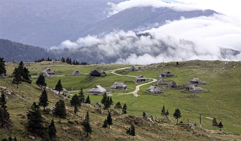 Village Alps Hills Shepherds-Village