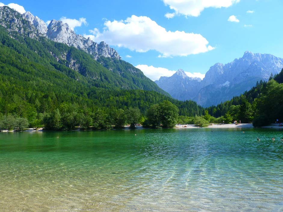 Landscape Lake Mountains Slovenia