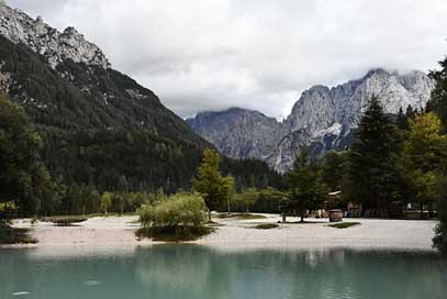 Lake Jasna-Lake Slovenia Mountains Picture