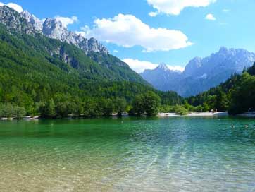 Slovenia Landscape Lake Mountains Picture