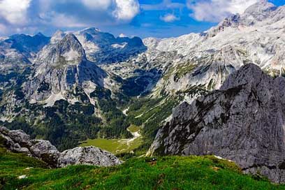 Slovenia Gorge Valley Mountains Picture