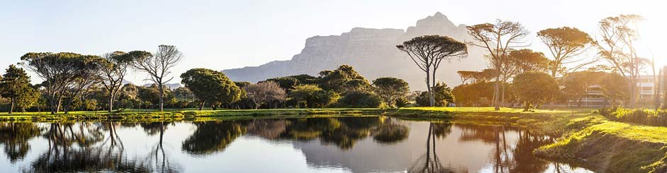 Pond Golf-Course Cape-Town Panorama