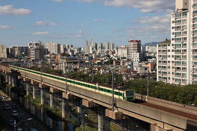 Train South-Korea-Subway Republic-Of-Korea Subway Picture