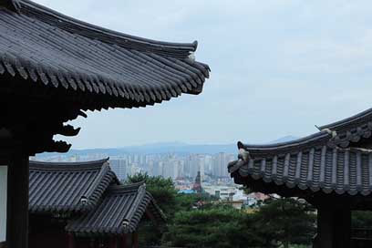 City Blue Roof Church Picture