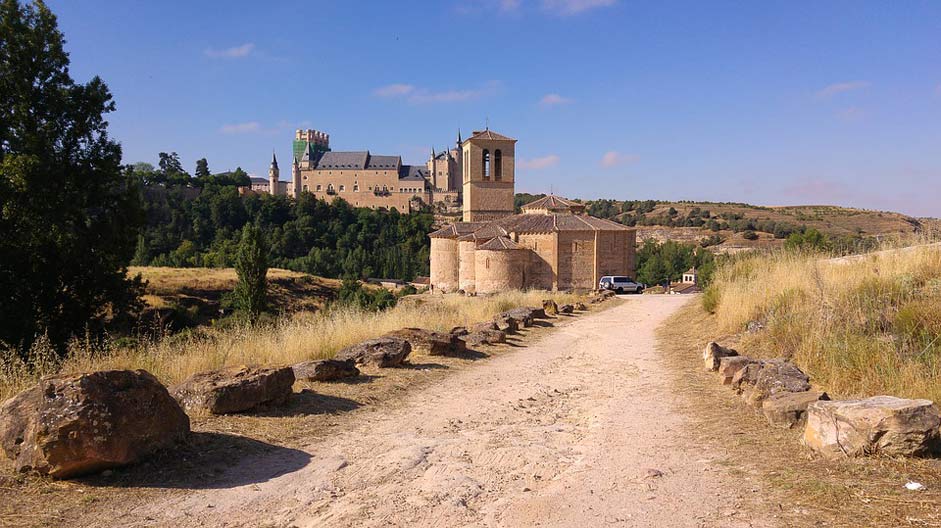 Ramparts Medieval-Castle Segovia Spain