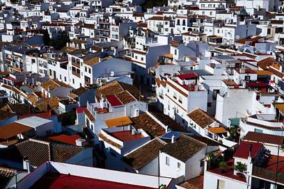 Buildings Village Spain Mijas Picture