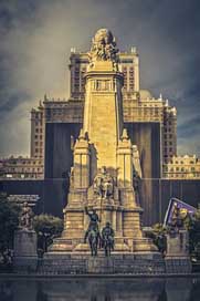 Madrid Spain Cervantes Don-Quixote Picture
