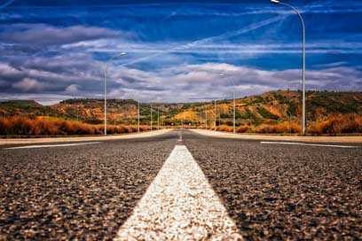 Road Landscape Mark Asphalt Picture