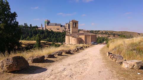 Spain Ramparts Medieval-Castle Segovia Picture