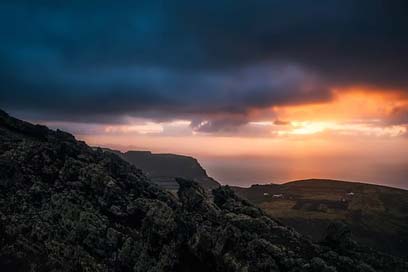 Spain Panorama Dusk Sunset Picture