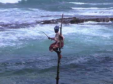 Fishing Beach Sri-Lanka Fisherman Picture