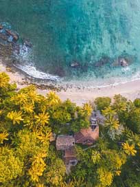 Aerial Villa House Drone-Shot Picture