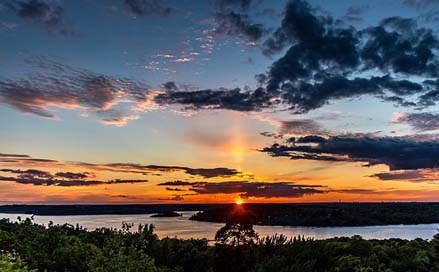 Stockholm Sweden Clouds West Picture