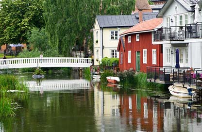 Sweden Bridge Channel Nortalja Picture