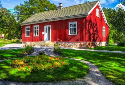 House Sweden Stockholm Skansen Picture