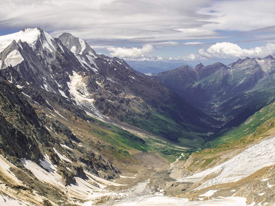 Switzerland Valley Mountains Landscape