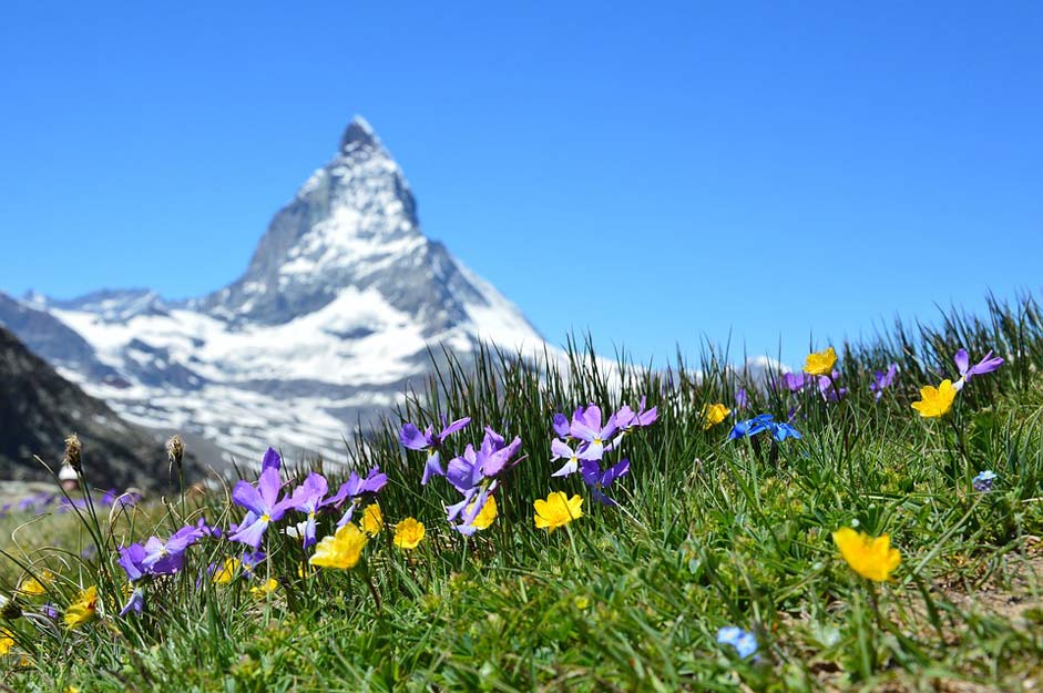 Mountains Zermatt Alpine Matterhorn